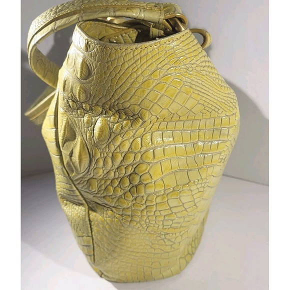 Brahmin Jackie Hobo Olive Green Melbourne Genuine Leather Shoulder Handbag [450] - Picture 7 of 13